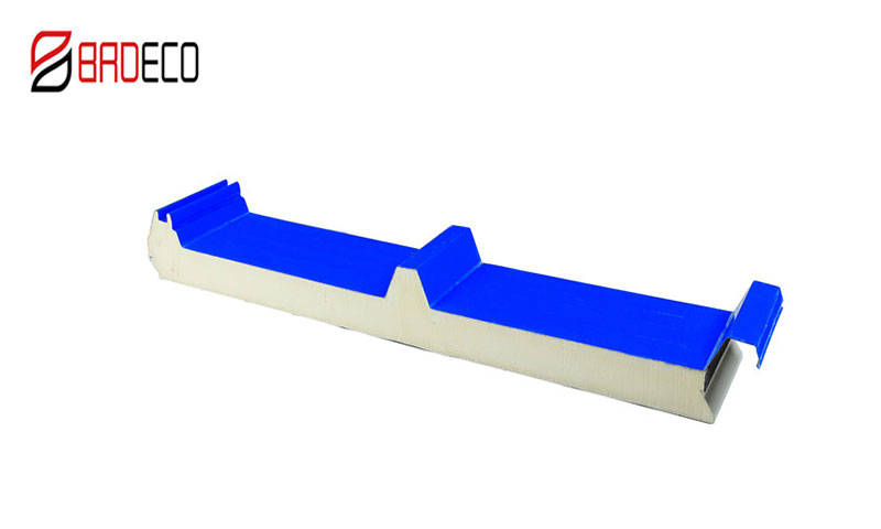 PU sandwich 4 wave roof panel