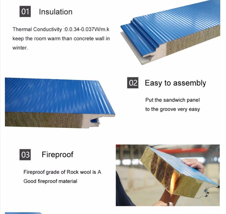 Rock Wool Panel Core, Cold Room Panel Solution